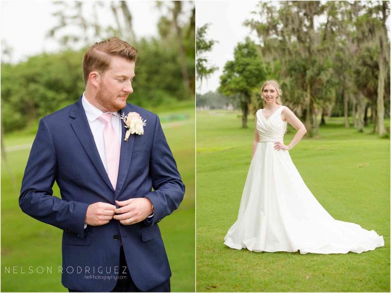 Wedgefield Golf Club Florida wedding photography